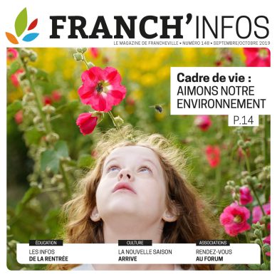 Franch Infos 148 Septembre Octobre 2019 : Aimons notre environnement !