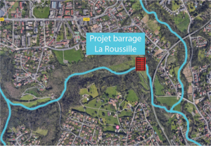 projet barrage la roussile